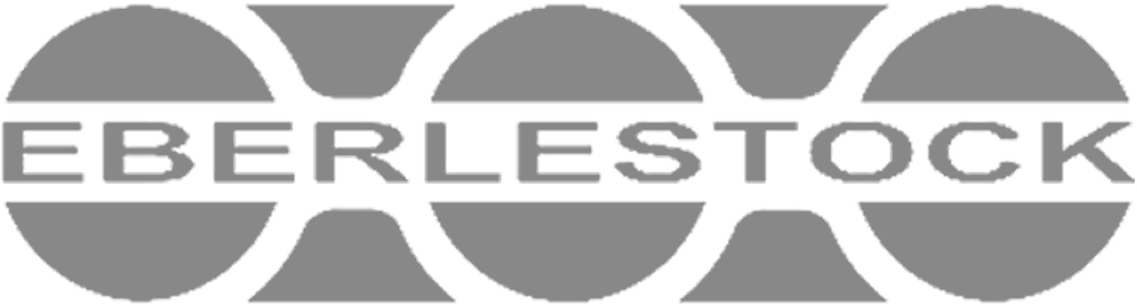 Eberlestock logo featuring stylized text and circular shapes, representing outdoor gear and innovation in the industry.